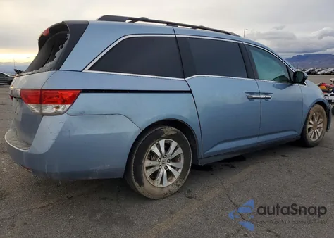 2014 Honda Odyssey Exl z USA, uszkodzony, nr VIN 5FNRL5H63EB111204